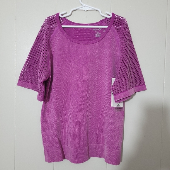 NINE WEST ACTIVE TOP Women's Size M NWT - Picture 1 of 9